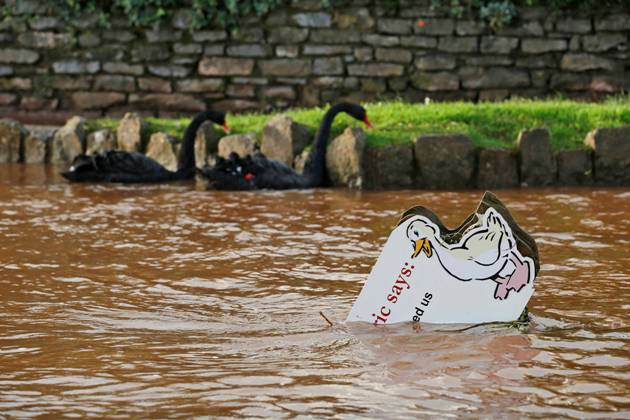 توفان در جنوب انگلیس - عکس از رویترز