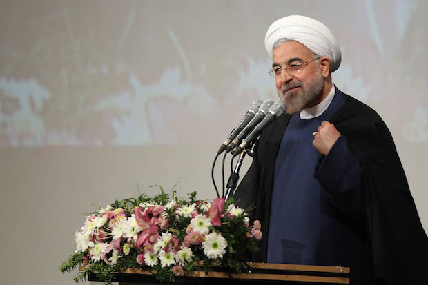 مراسم روز دانشجو در دانشگاه شهید بهشتی با حضور روحانی- عکس از شرق پارسی