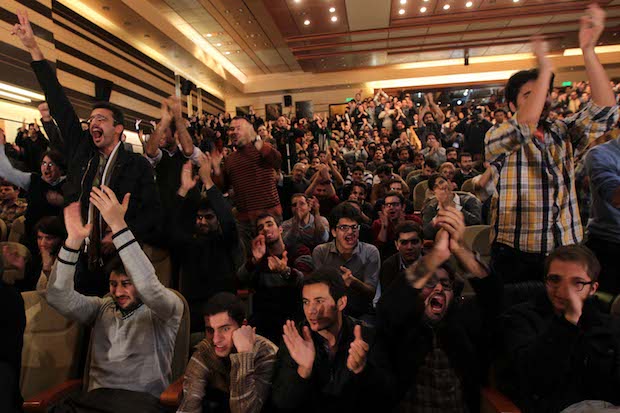 مراسم روز دانشجو در دانشگاه شهید بهشتی با حضور روحانی- عکس از شرق پارسی