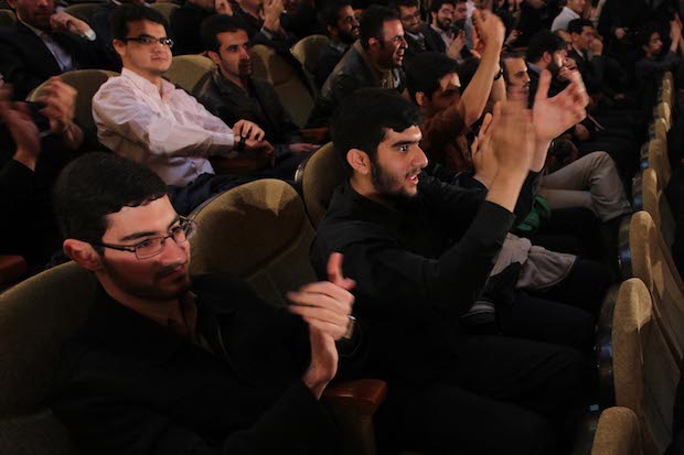 مراسم روز دانشجو در دانشگاه شهید بهشتی با حضور روحانی- عکس از شرق پارسی