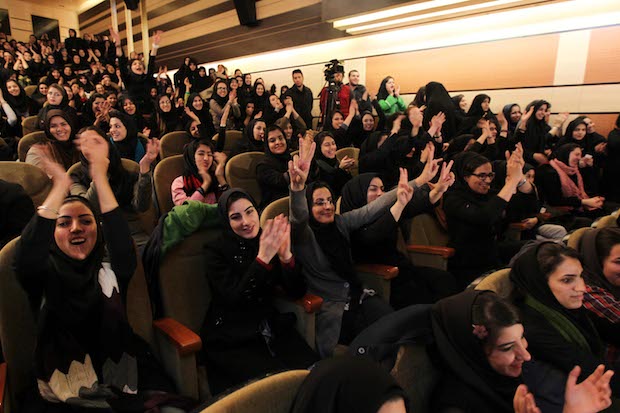 مراسم روز دانشجو در دانشگاه شهید بهشتی با حضور روحانی- عکس از شرق پارسی