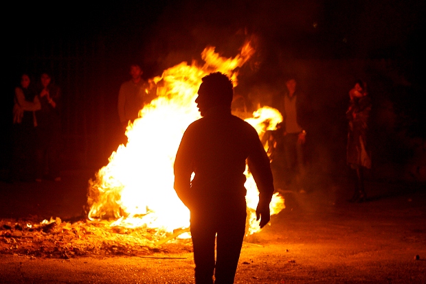 مراسم چهارشنبه سوری در تهران-شرق پارسی
