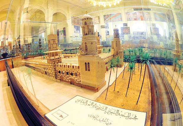 ماکت مسجدالنبی اوایل هجرت پیامبر(صلی الله علیه و سلم)