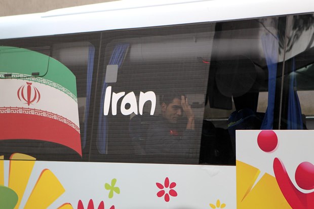 اعضای تیم ملی فوتبال ایران در برزیل در راه رفتن به تمرین روز یکشنبه-شرق پارسی