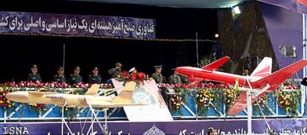پهباد ایرانی ابابیل - عکس از ایسنا