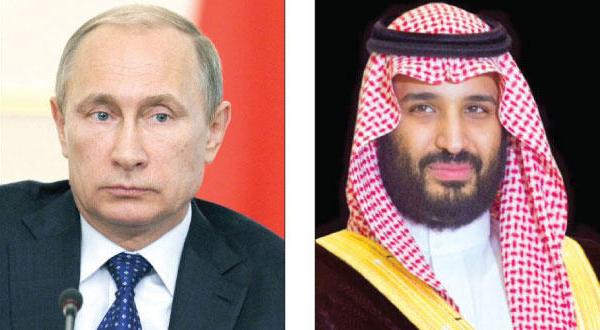 شاهزاده محمد بن سلمان و ولادیمیر پوتین رئیس جمهور روسیه