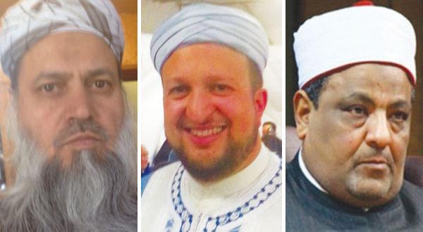 د. عباس شومان ، شیخ نور الدین الطویل، شیخ حافظ ربانی – عکس از الشرق الأوسط