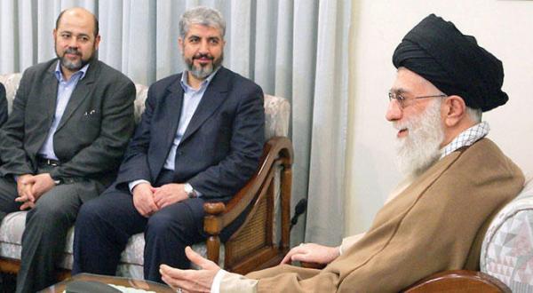 هیئتی از جنبش حماس در دیدار با علی خامنه ای رهبر ایران در ماه فوریه 2009 در تهران – عکس از گیتی
