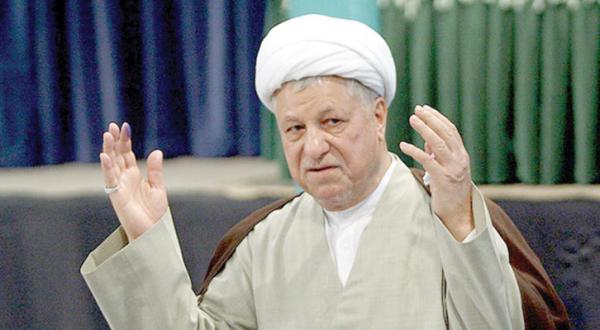 علی اکبر هاشمی رفسنجانی، رئیس شورای تشخیص مصلحت نظام ایران