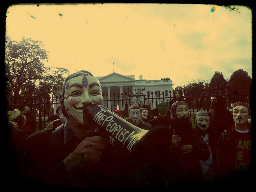 راهپیمایی جهانی ماسک‌های Anonymous + تصاویر