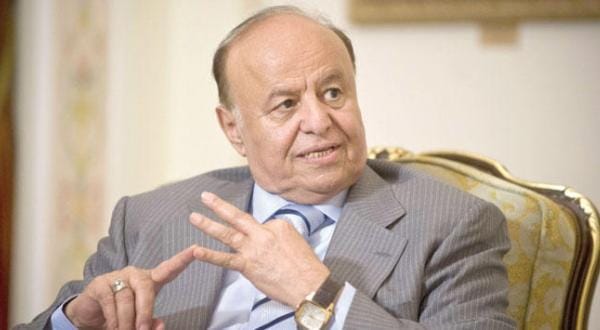 هادی: عملیات تروریستی برای کمک به دستور کار تحمیل شده بر جامعه یمن صورت می گیرد