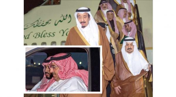 پادشاه عربستان سعودی به ریاض می رسد