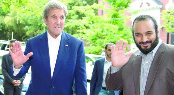 دیدار محمد بن سلمان و کری برای بررسی «تحول ملی»