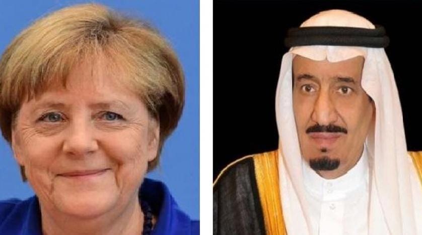 گفتگوی ملک سلمان و آنگلا مرکل