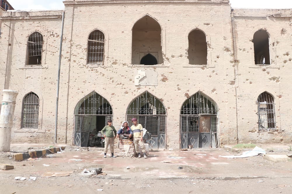 مرمت آثار باستانی «رقه» توسط داوطلبان