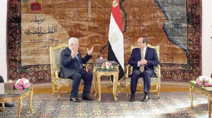 السیسی و عباس پرونده آشتی فلسطینی را بررسی کردند