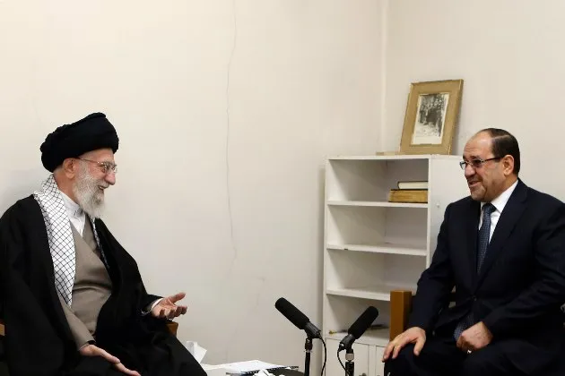 دیدار مالکی با آیت الله خامنه ای در تهران