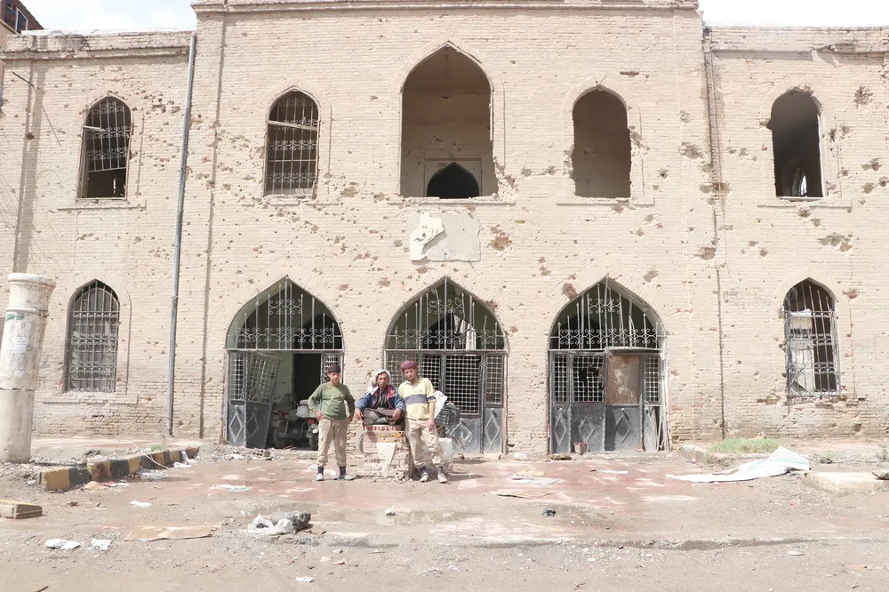 مرمت آثار باستانی «رقه» توسط داوطلبان