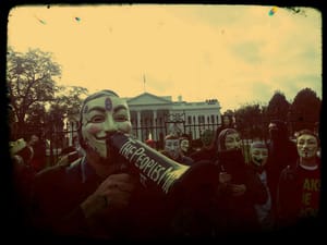راهپیمایی جهانی ماسک‌های Anonymous + تصاویر