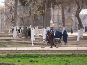 گزارش تصویری از آرامگاه رابعه بلخی در بلخ