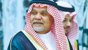 دستور پادشاه عربستان مبنی بر برکناری امیر بندر بن سلطان بنا بر در خواست خودش