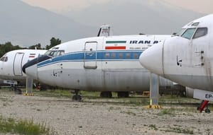 یکصد فروند هواپیما در ایران زمین گیر هستند