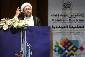 آملی لاریجانی: شعار “با زور به بهشت نبریم” تز لیبرالی است