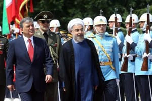 حسن روحانی در ترکیه با عبدالله گل دیدار کرد