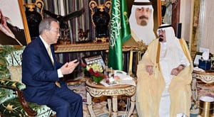 اوضاع غزه محور گفتگوی خادم حرمین شریفین و دبیر کل سازمان ملل