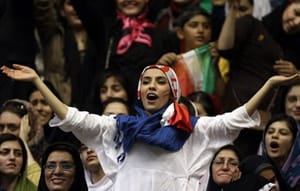 چهل و سه درصد زنان ایرانی پیگیر مسابقات جام جهانی فوتبال هستند
