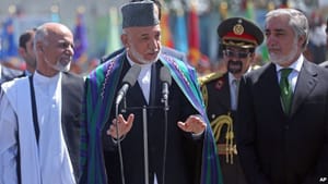 امضای موافقتنامه تشکیل دولت وحدت ملی افغانستان