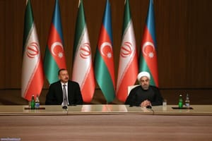 روحانی: آذربایجان مسیر خوبی برای انتقال کالا به روسیه است