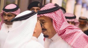 پادشاه عربستان سعودی با پادشاه بحرین دیدار می کند