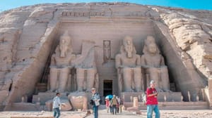 معبد ابوسمبل رتبه اول فهرست عجایب هفتگانه مصر باستان