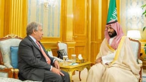 تماس تلفنی گوتریش با ولیعهد سعودی