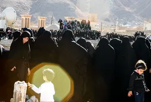 تصاویر مراسم نخل گردانی روز عاشورا در تفت