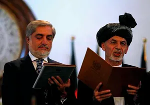 غنی احمدزی به عنوان رییس جمهور افغانستان سوگند خورد