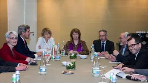 دیدار ظریف با نمایندگان آمریکا و اروپا